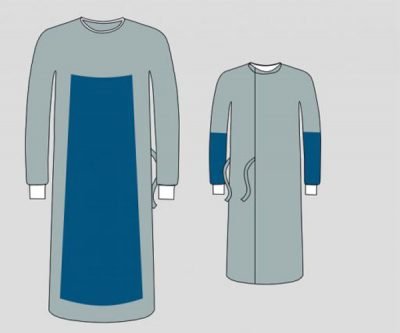 Surgical Reinforced Gown With Spunlace